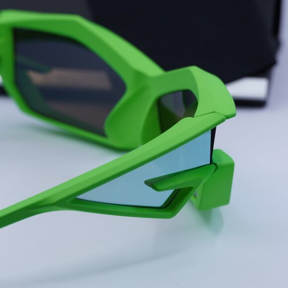 Givenchy GV40049U 94C Geometric Sunglasses - Green/Blue Mirror - Picture 5 of 8